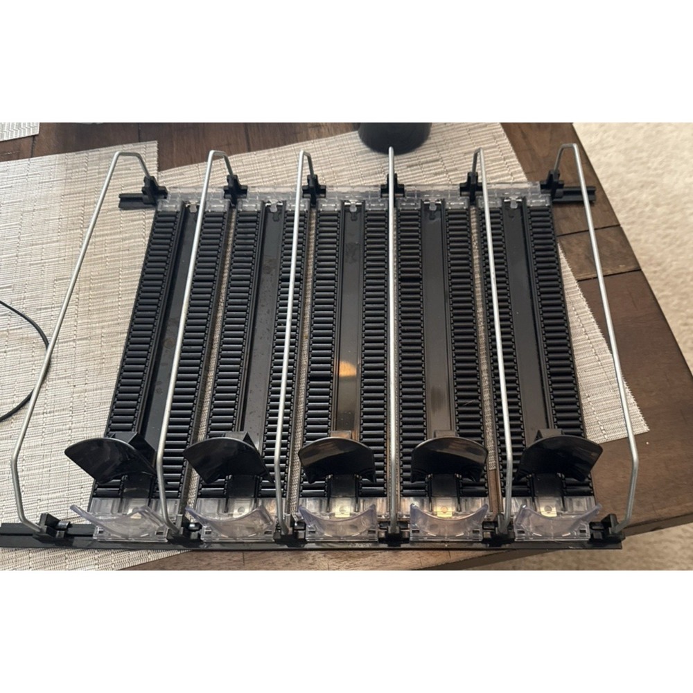 Drink‎ Organizer for Fridge - rollers, spring, adhesive on bottom in tact - Picture 3 of 3